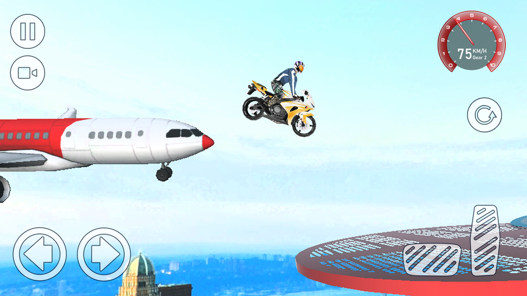 Bike Stunt 3D - Gameplay image of android game
