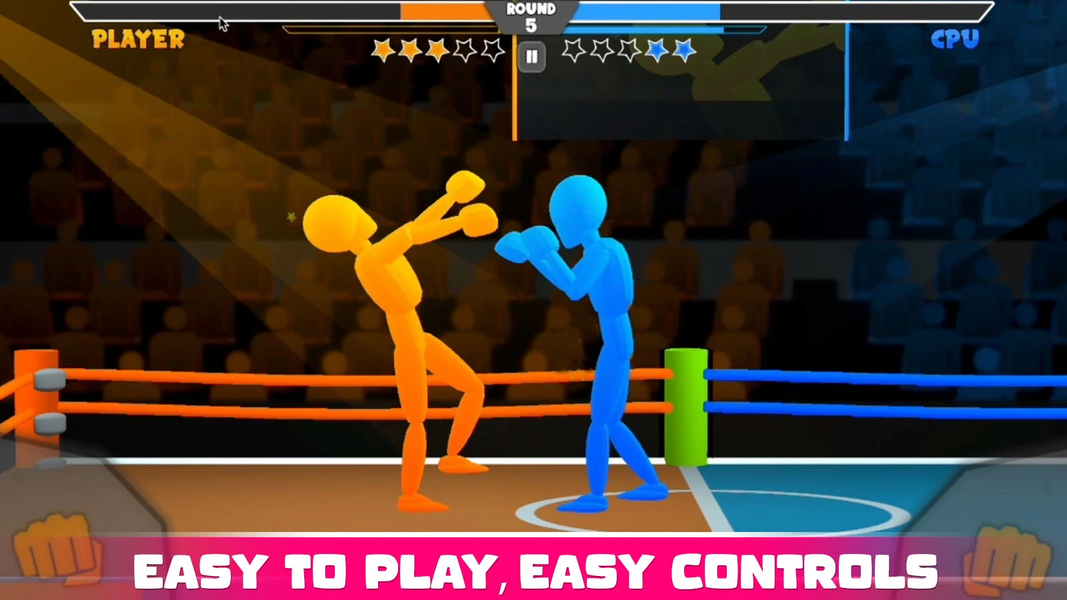 Drunken Duel: Boxing ۲ Player - عکس بازی موبایلی اندروید