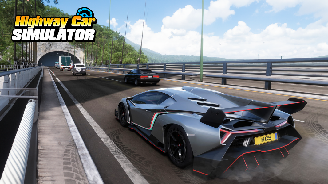 Highway Traffic Car Simulator - Gameplay image of android game