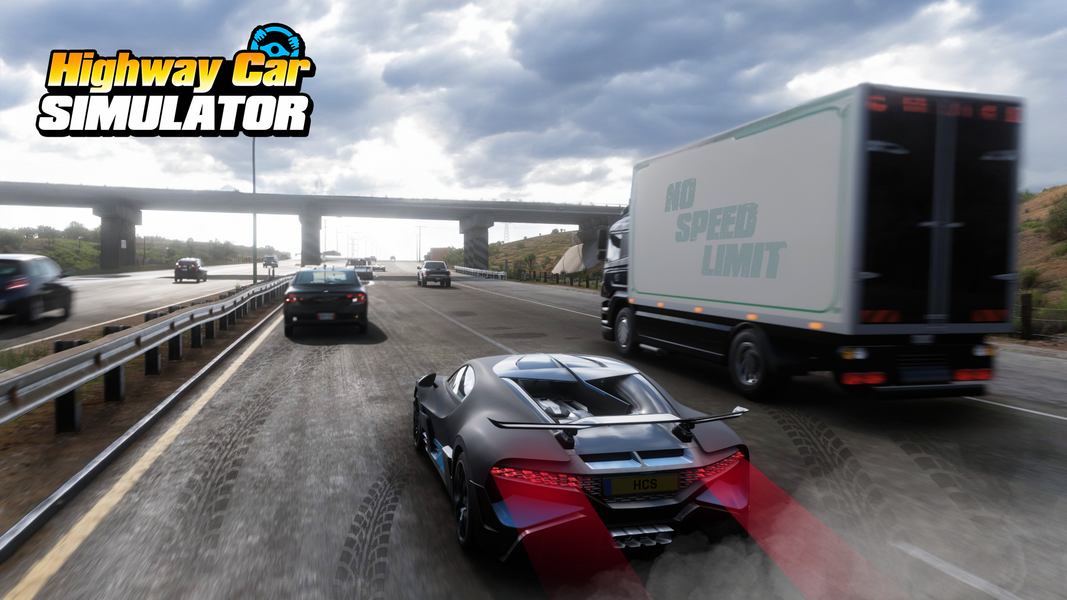 Highway Traffic Car Simulator - Gameplay image of android game