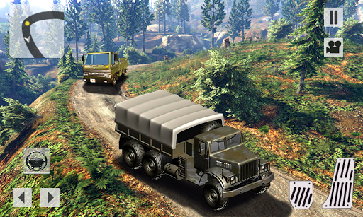 Army Truck Driver Off Road - Gameplay image of android game
