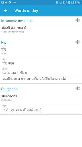 English Hindi Dictionary - Image screenshot of android app