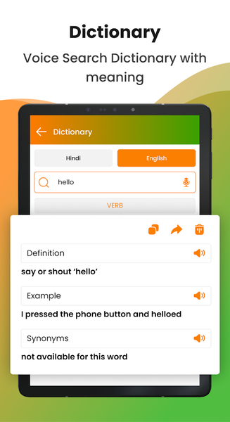 Hindi Voice Typing Keyboard - Image screenshot of android app
