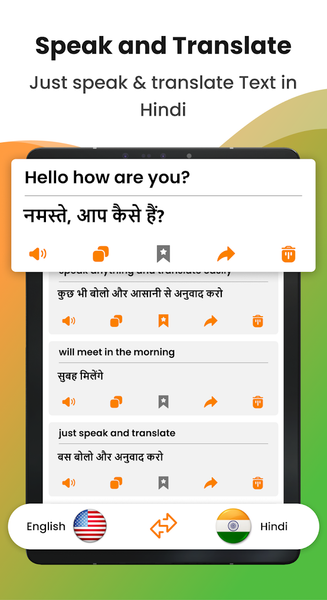 Hindi Voice Typing Keyboard - Image screenshot of android app
