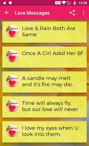 Love Sms Messages 2023 - عکس برنامه موبایلی اندروید