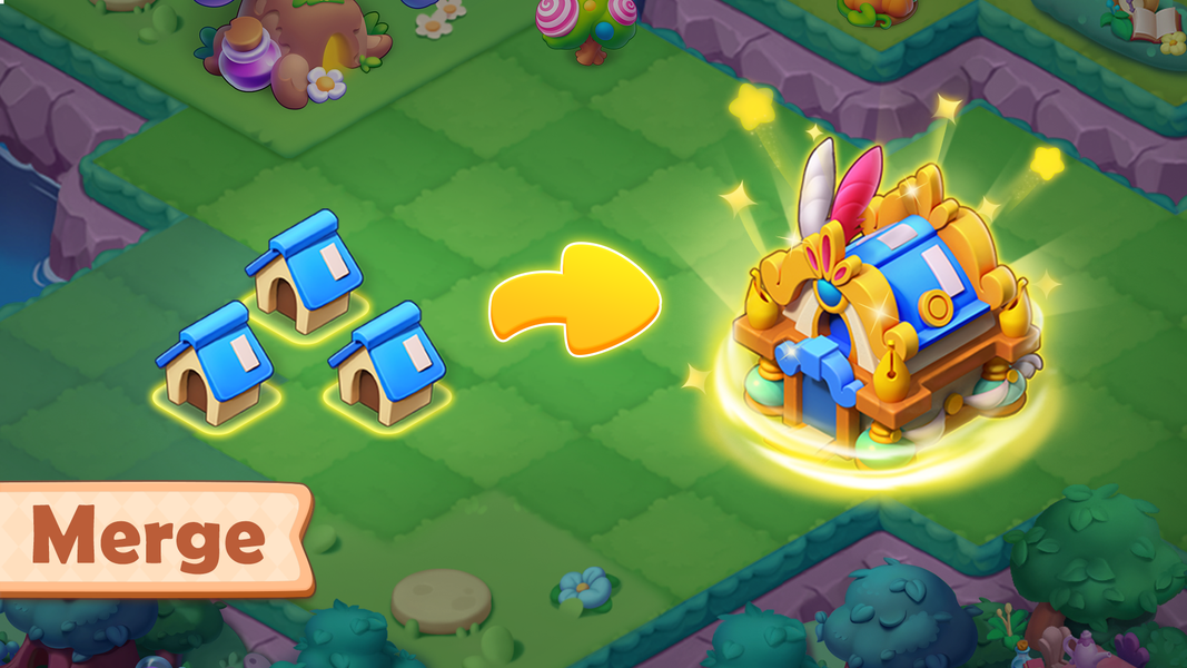 Alice's Mergeland - Gameplay image of android game