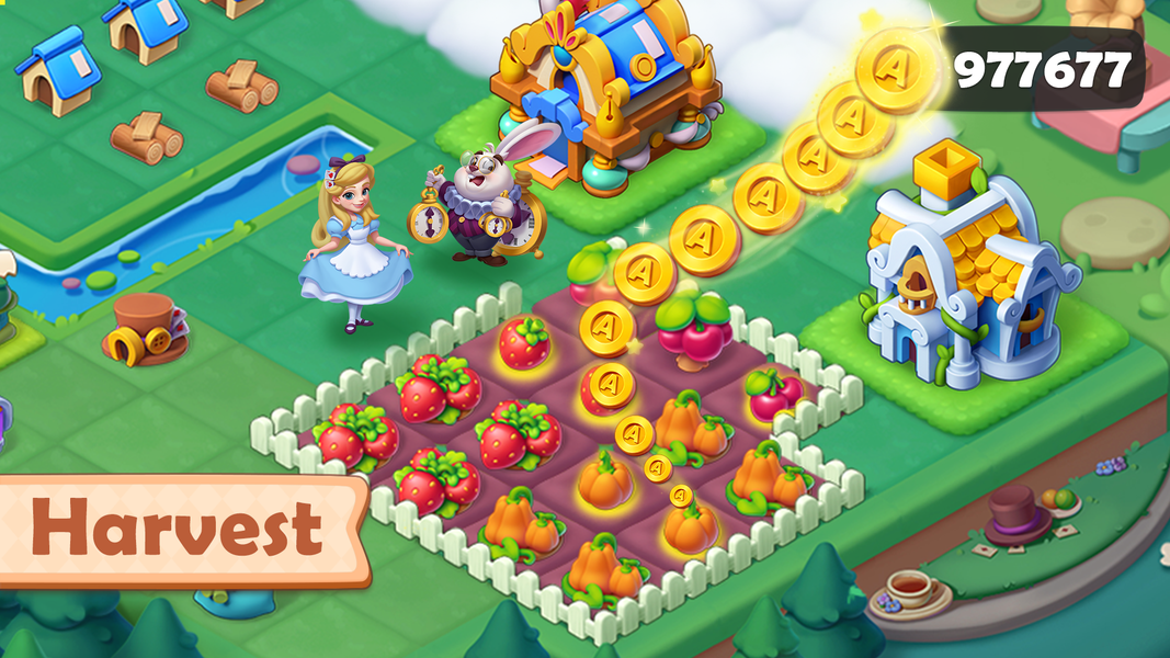 Alice's Mergeland - Gameplay image of android game