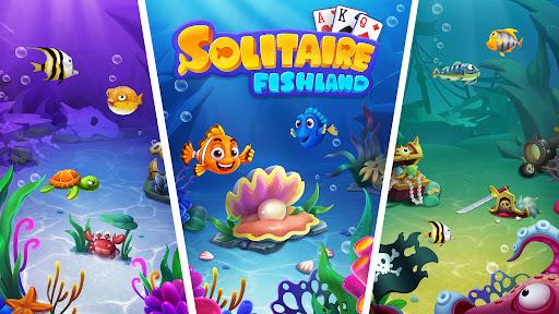 Solitaire - Fishland - Gameplay image of android game