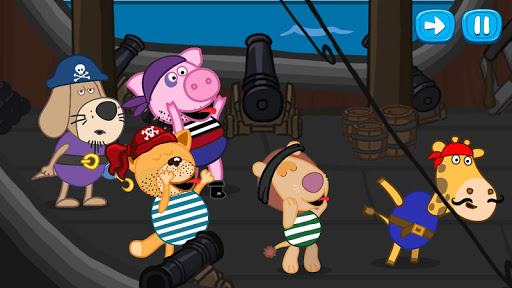 Pirate treasure: Fairy tales - Gameplay image of android game