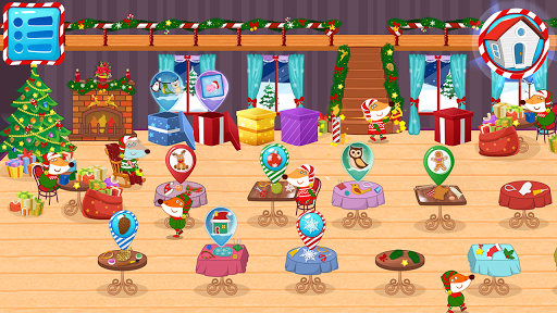 Santa Hippo: Christmas Eve - Gameplay image of android game