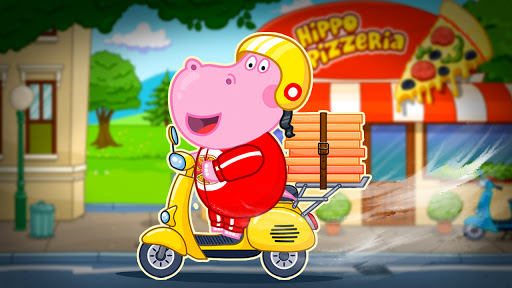 Hippo 🌼 Jogos de Cozinha 🌼 Pizzaria Hippo 🌼 Desenho animado