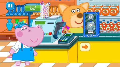 Hippo: Supermarket cashier - Gameplay image of android game