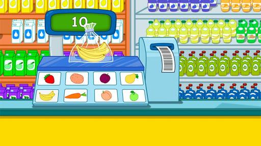 Hippo: Supermarket cashier - Gameplay image of android game