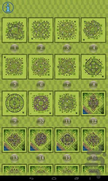 نقشه های کلش+پنجره شناور - عکس برنامه موبایلی اندروید