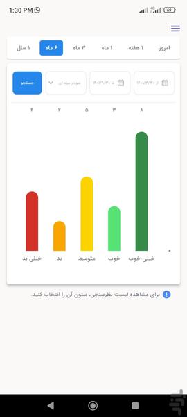 مدیریت کیوسک - عکس برنامه موبایلی اندروید