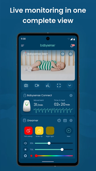 Babysense Smart Nursery - عکس برنامه موبایلی اندروید