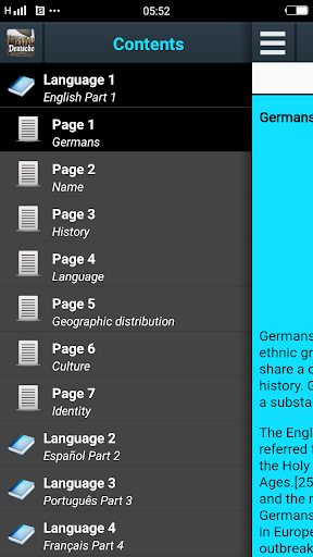 History of The Germans people - Image screenshot of android app