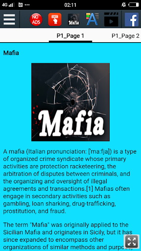 History of Mafia - Image screenshot of android app