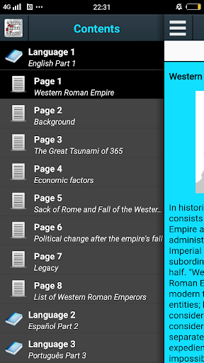 History of Western Roman Empire - Image screenshot of android app