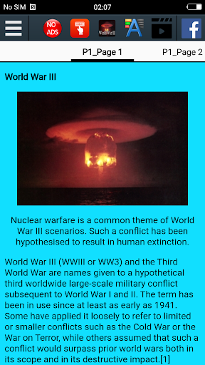 World War III History - Image screenshot of android app