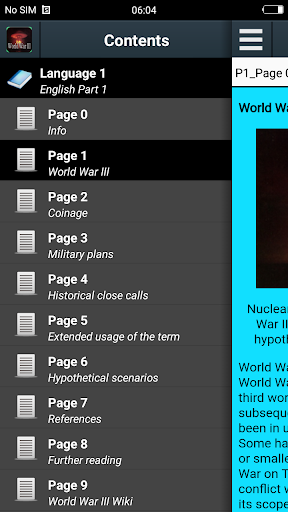 World War III History - Image screenshot of android app