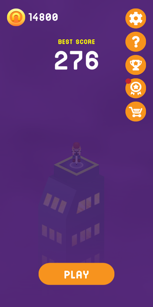 Cross The Building - Gameplay image of android game