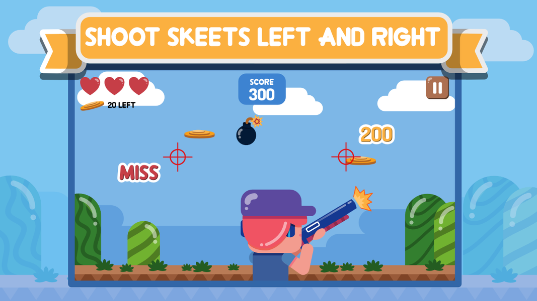 Easy Skeet Shooting - Gameplay image of android game