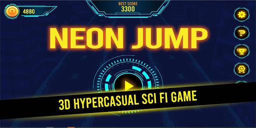 Neon Jump - Image screenshot of android app