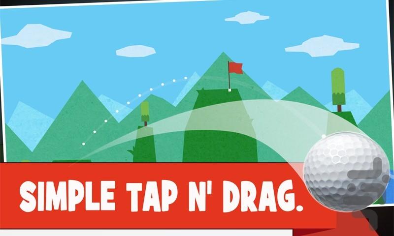 18 Hits Golf - Gameplay image of android game
