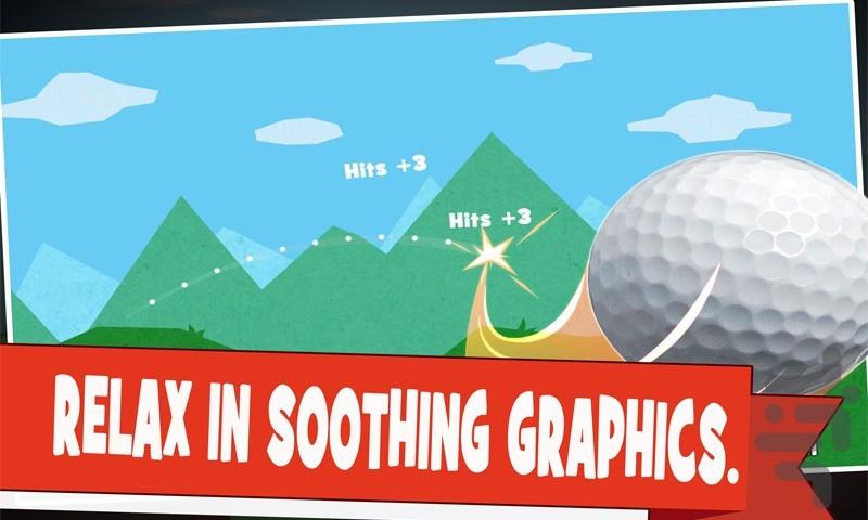 18 Hits Golf - Gameplay image of android game