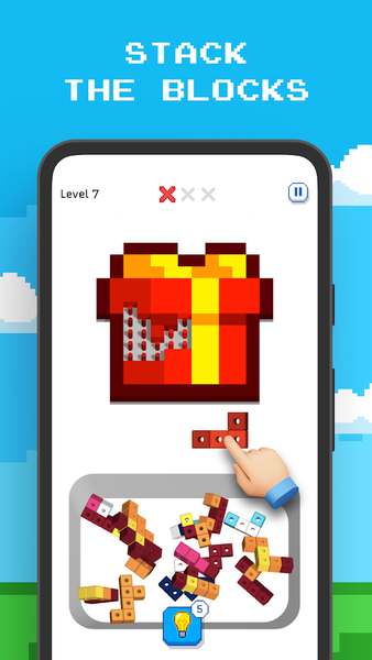 Blockin' Color - Block Puzzle - Gameplay image of android game
