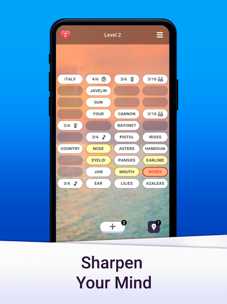 Associations Word Connections - عکس بازی موبایلی اندروید