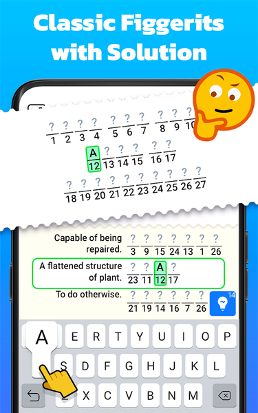Figgerits - Word Puzzle Game - عکس بازی موبایلی اندروید