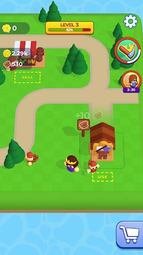 Idle Craft World: Lumberjack - Image screenshot of android app