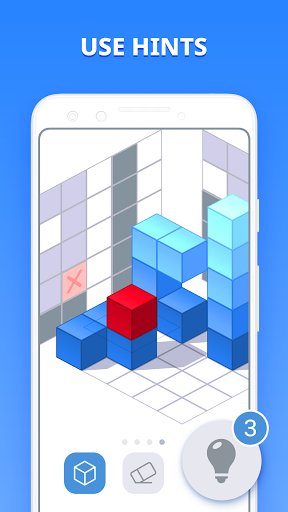 Isometric Puzzle - Block Game - Image screenshot of android app