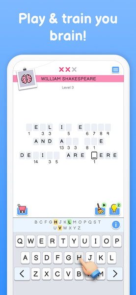 Cipher Master Word Puzzle Game - عکس برنامه موبایلی اندروید