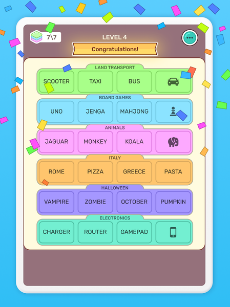 Connect Word: Association Game - عکس بازی موبایلی اندروید