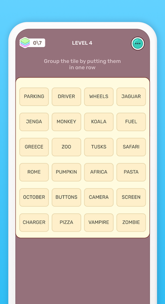 Connect Word: Association Game - Gameplay image of android game