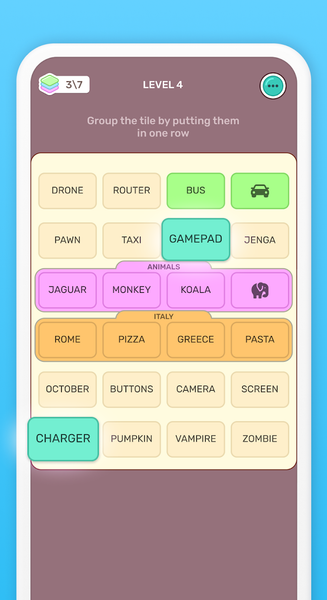 Connect Word: Association Game - عکس بازی موبایلی اندروید