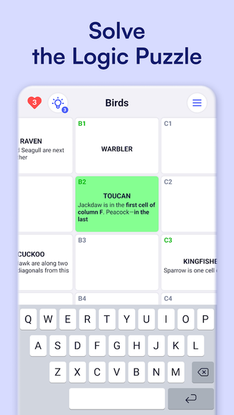Lexilogic - Word Puzzle Games - Gameplay image of android game