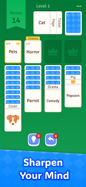 Word Solitaire: Associations - عکس بازی موبایلی اندروید