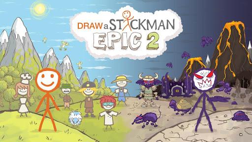 Draw a Stickman: EPIC 2 - Gameplay image of android game