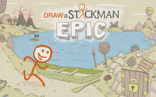 Draw a Stickman: EPIC Free - Gameplay image of android game