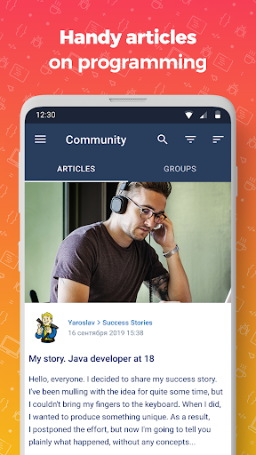 CodeGym: learn Java - عکس برنامه موبایلی اندروید