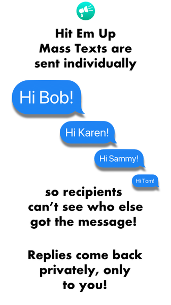 Hit Em Up: Mass Text Bulk SMS - Image screenshot of android app