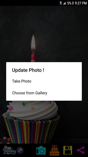Happy Birthday Camera - عکس برنامه موبایلی اندروید