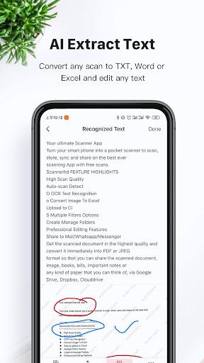 ScannerHD:PDF Scan&cam scanner - Image screenshot of android app