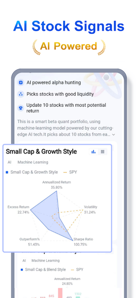 Stock screener, AI Screen - Image screenshot of android app