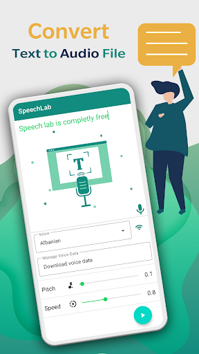 SpeechLab - Text To Speech TTS - عکس برنامه موبایلی اندروید
