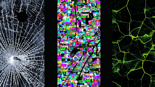 Zendha Broken Screen iPhone X Wallpapers Free Download